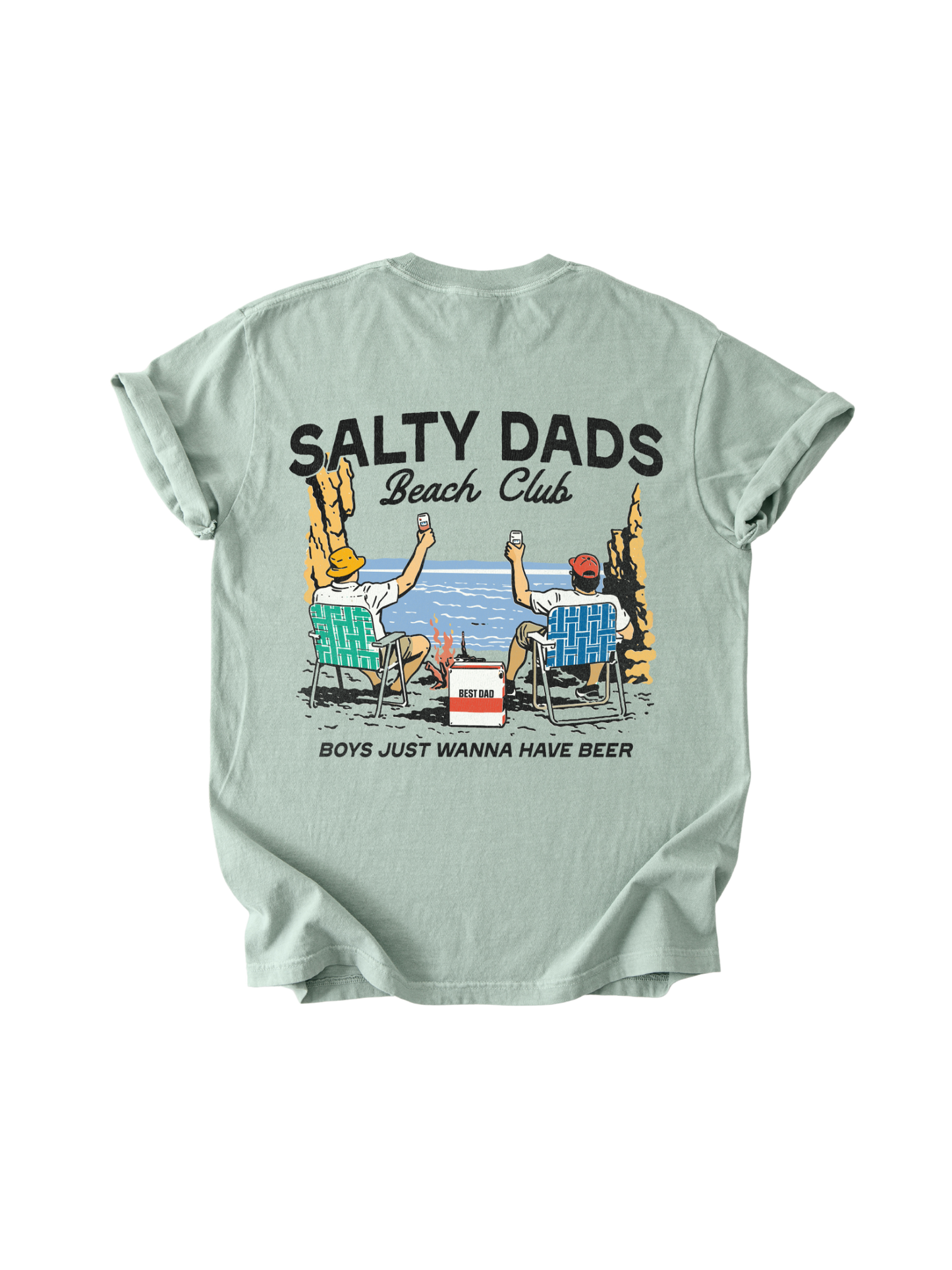 Salty Dad's Beach Club Tee