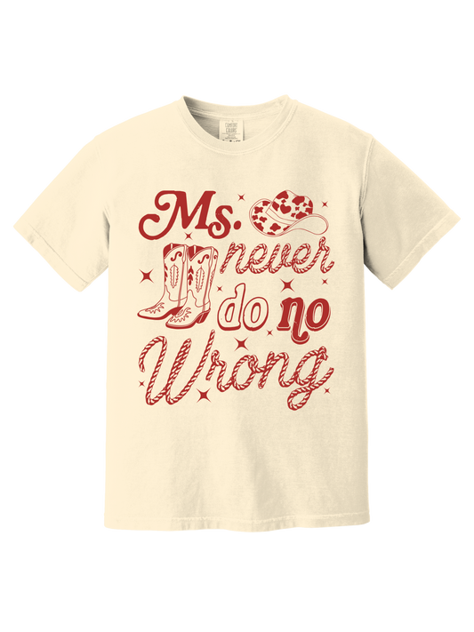 NEVER DO NO WRONG TEE