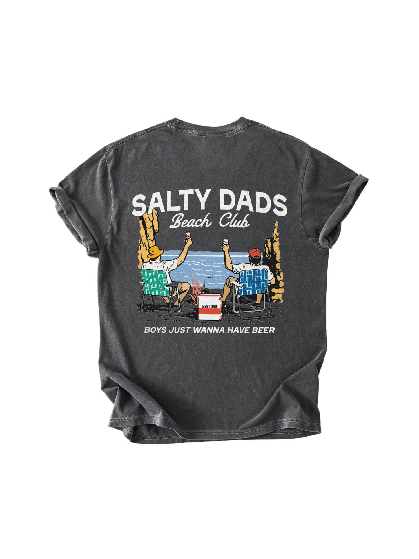 Salty Dad's Beach Club Tee