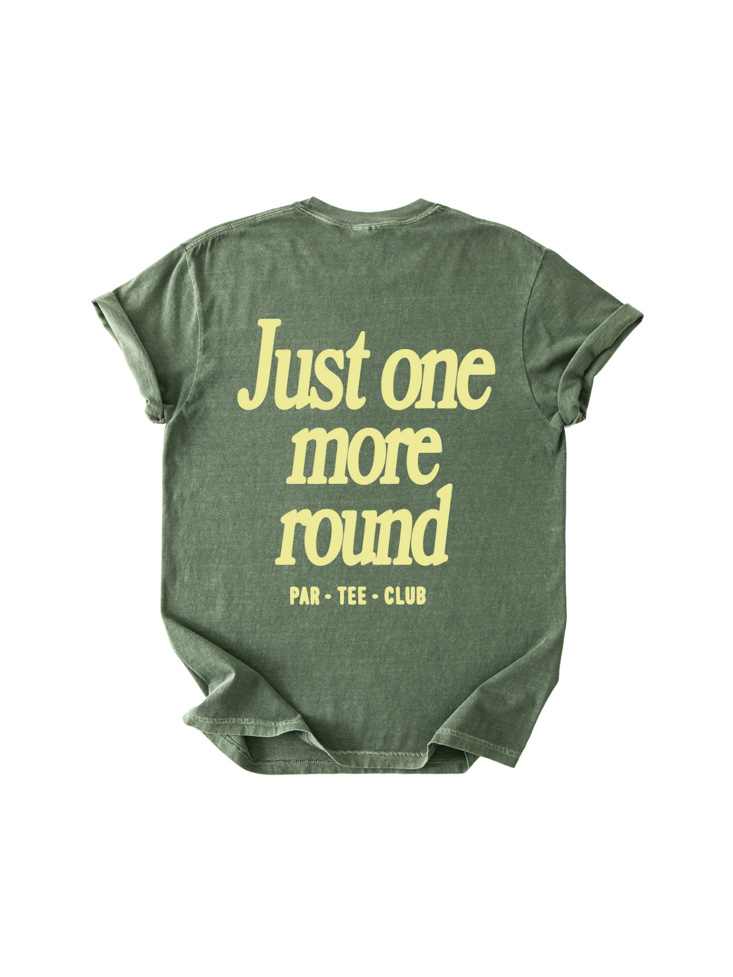 One More Round Golf Tee
