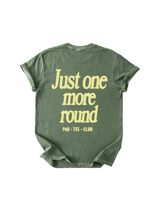 One More Round Golf Tee