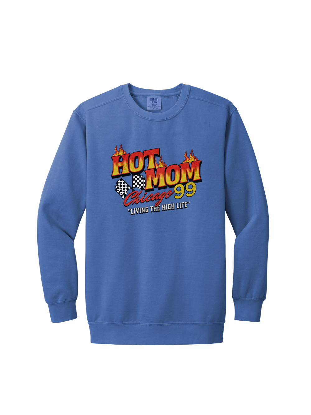 Racing Mom Comfort Color Crew