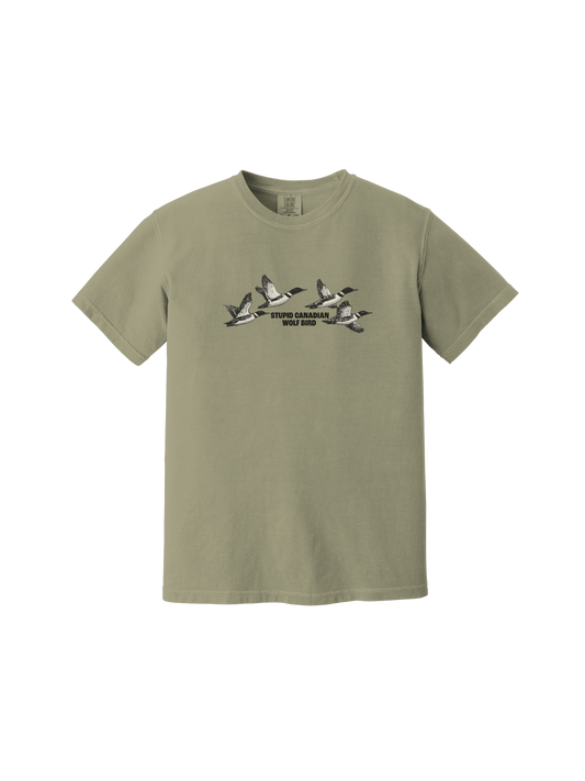 Canadian Wolf Bird Tee