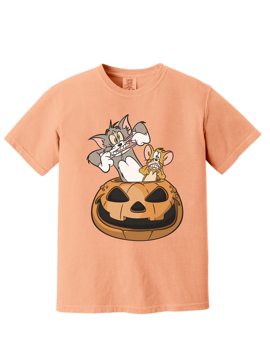 SPOOKY CAT & MOUSE TEE