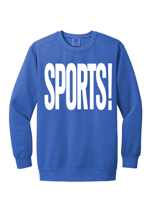 SPORTS! CREW (COMFORT COLORS)