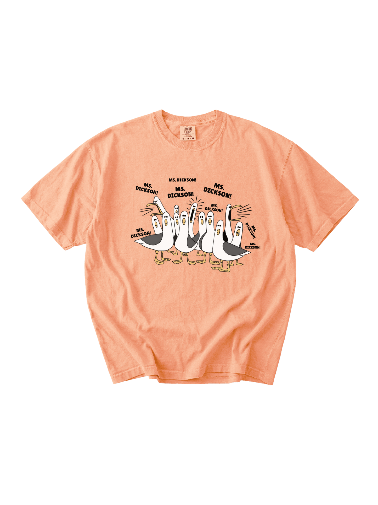 Custom Name Seagull Teacher Tee