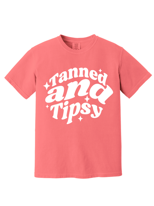 TANNED & TIPSY TEE