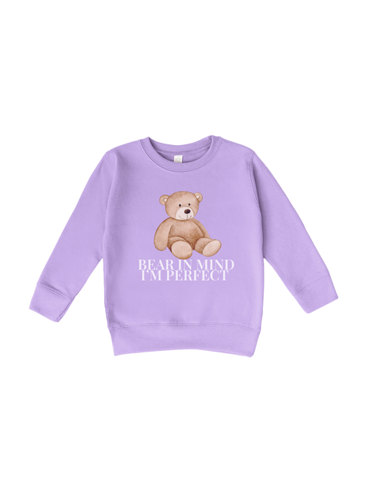 Bear In Mind I'm Perfect Mini Crew