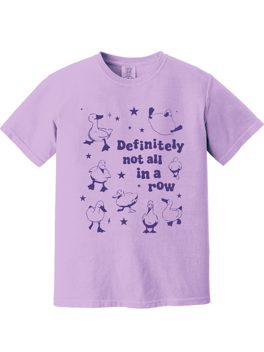 NOT ALL IN A ROW TEE