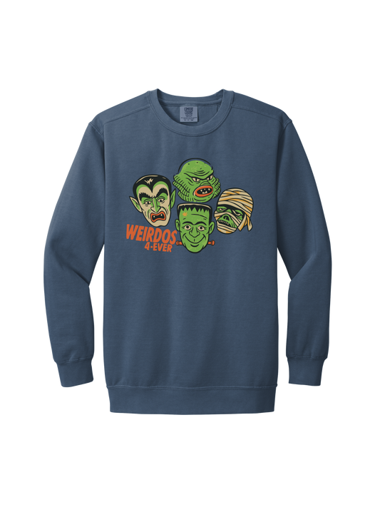 WEIRDOS 4 EVER CREW (COMFORT COLORS)