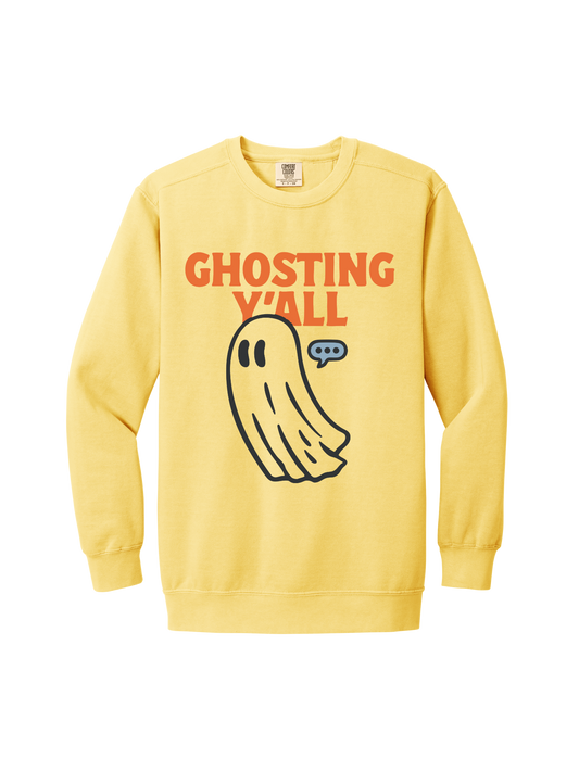 GHOSTING Y'ALL CREW (COMFORT COLORS)