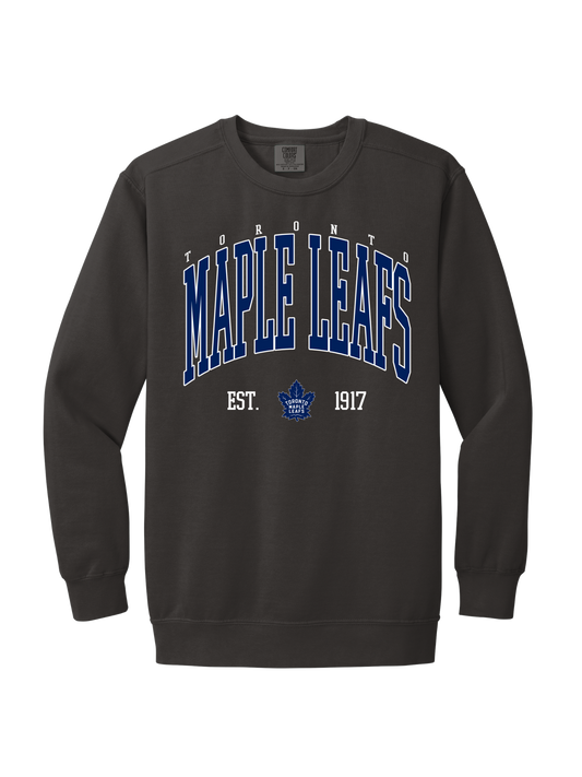 LEAFS CREWNECK (COMFORT COLORS)