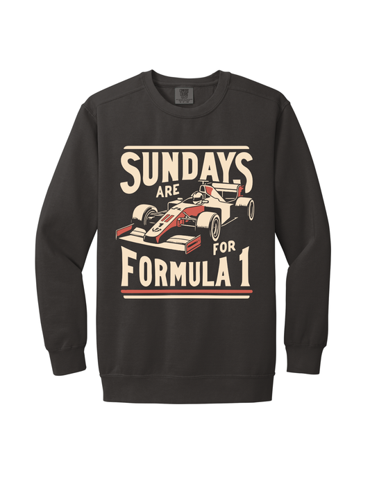SUNDAYS ARE FOR FORMULA 1 CREW