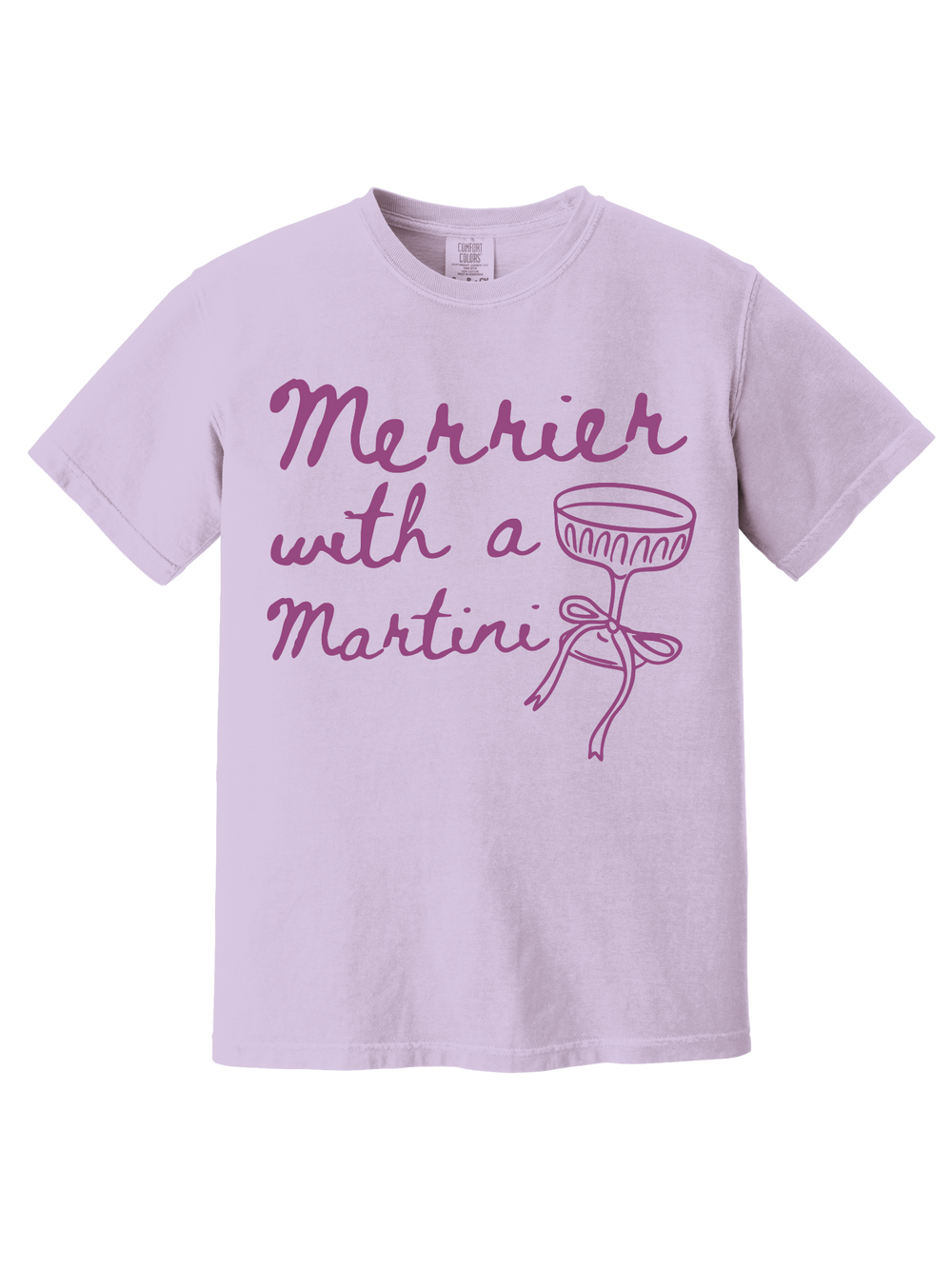 MERRIER WITH A MARTINI TEE