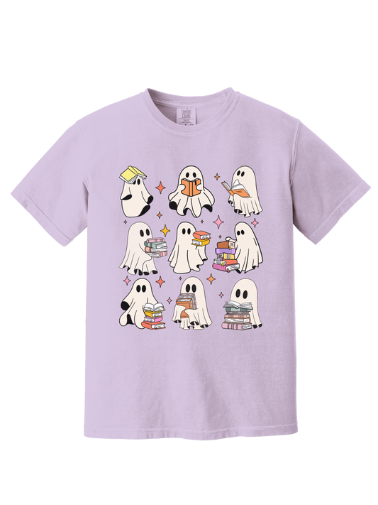 BOOKWORM GHOST TEE