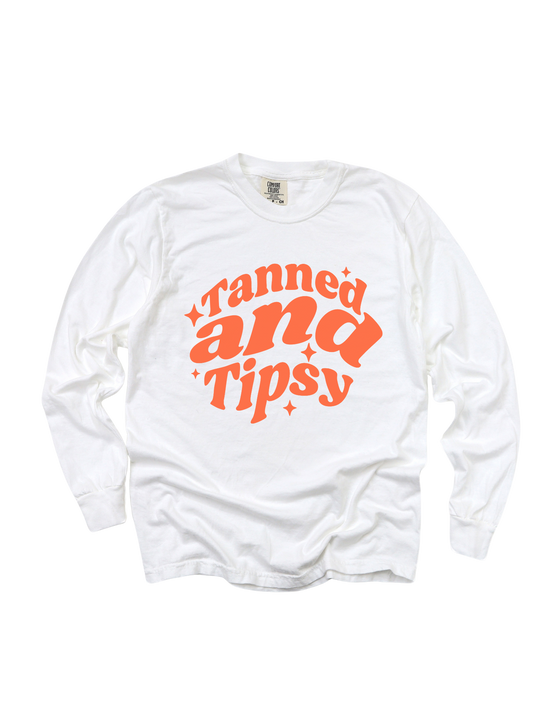 Tanned & Tipsy Long Steeve Tee