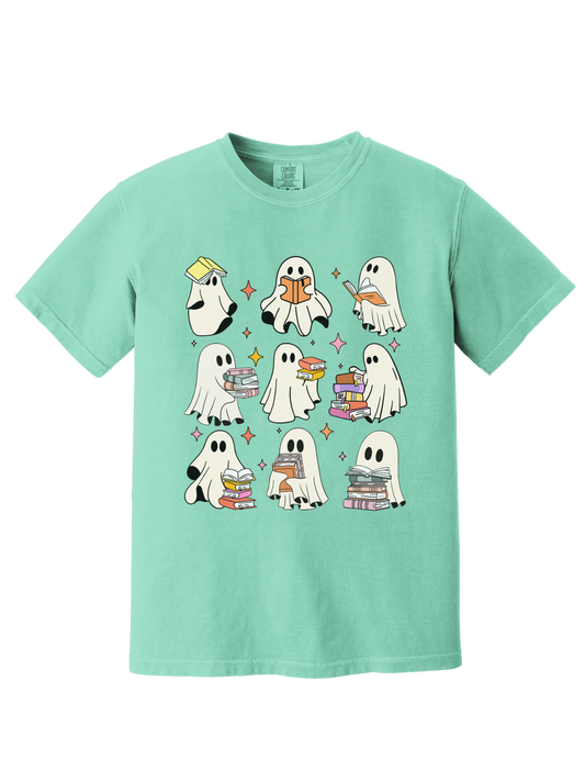 BOOKWORM GHOST TEE