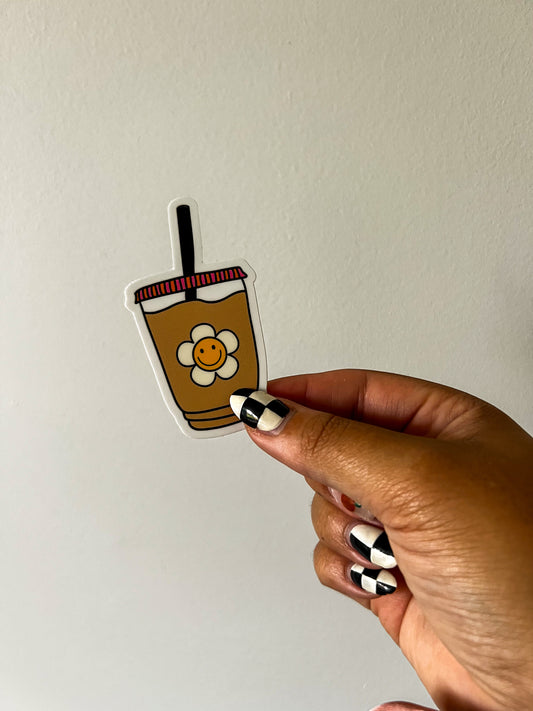iced coffee sticker