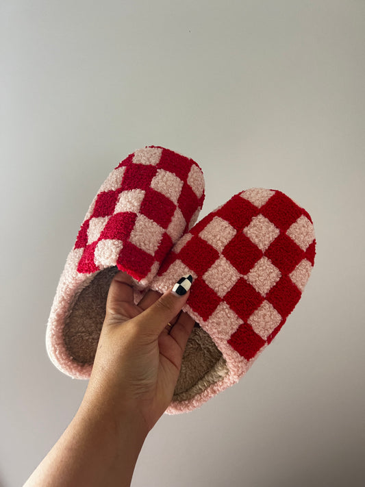 checkered slipps