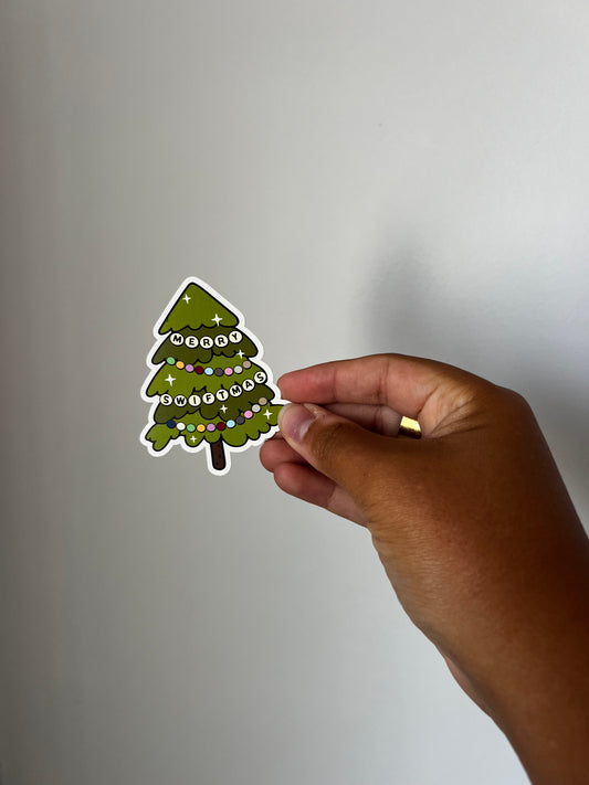 swiftmas tree sticker