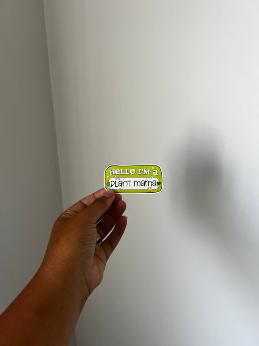 plant mama sticker