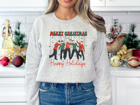 MERRY CHRISTMAS HAPPY HOLIDAYS CREW