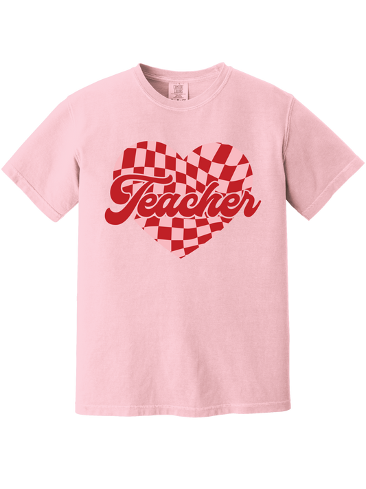 TEACHER HEART TEE