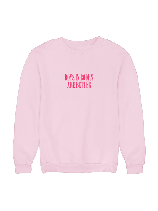 BOYS IN BOOKS ARE BETTER CREW