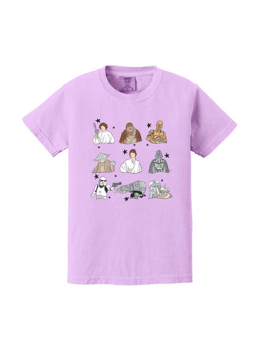 GALAXY CHARACTERS YOUTH TEE