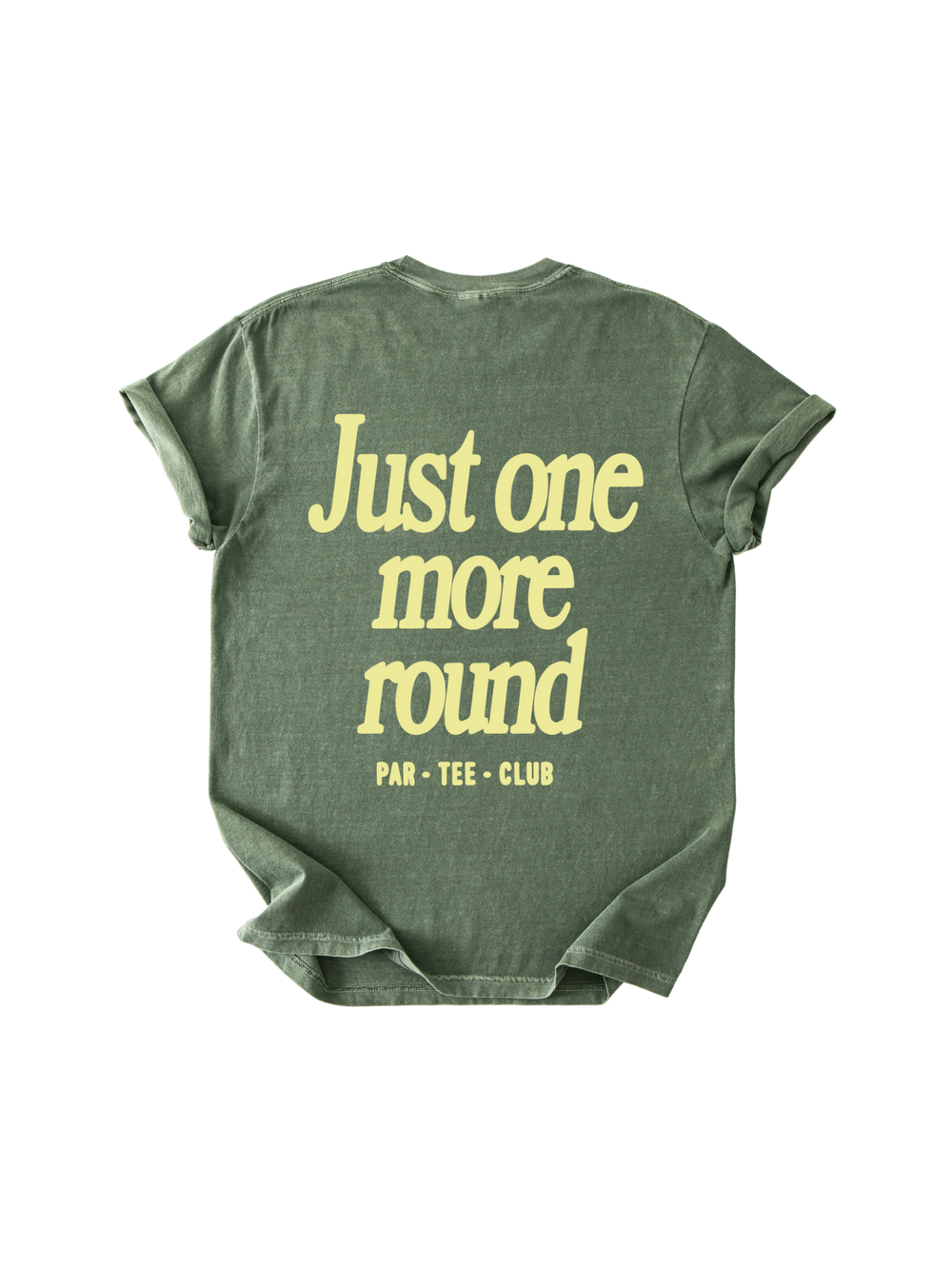 One More Round Golf Tee