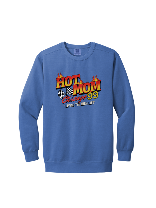 Racing Mom Comfort Color Crew