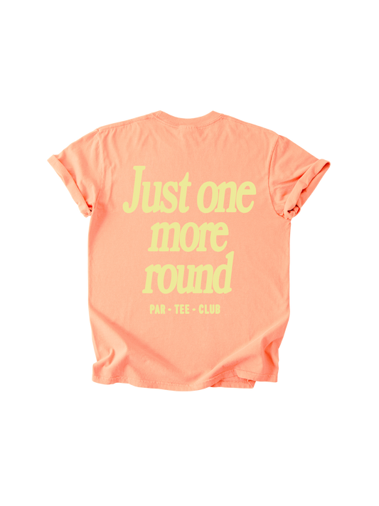 One More Round Golf Tee
