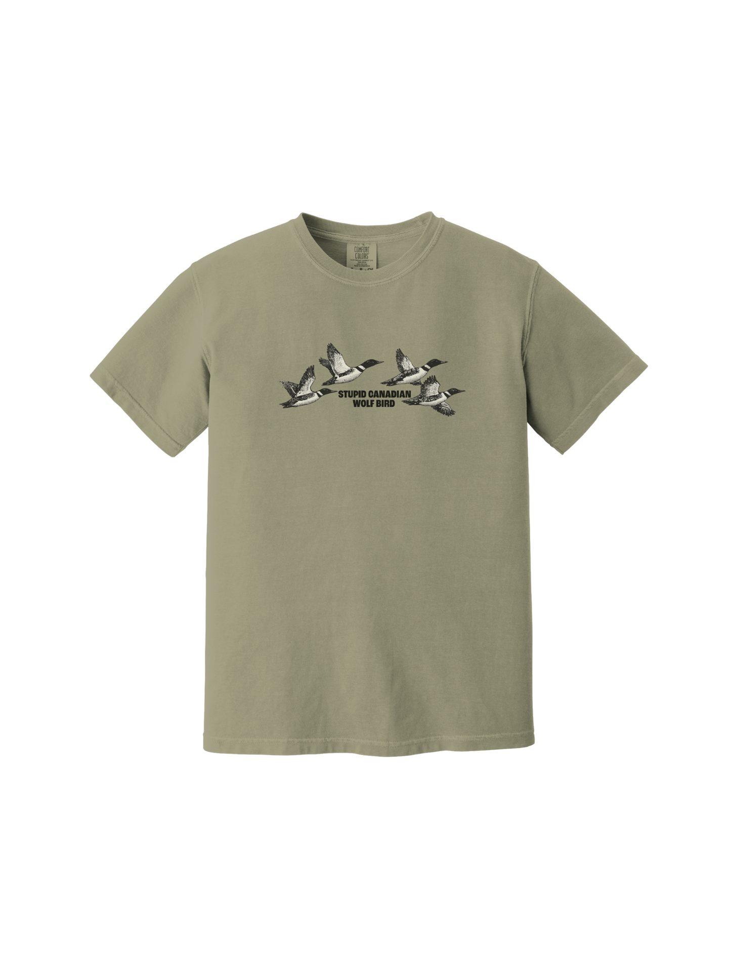 Canadian Wolf Bird Tee