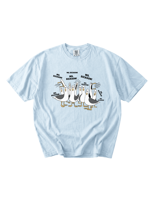 Custom Name Seagull Teacher Tee
