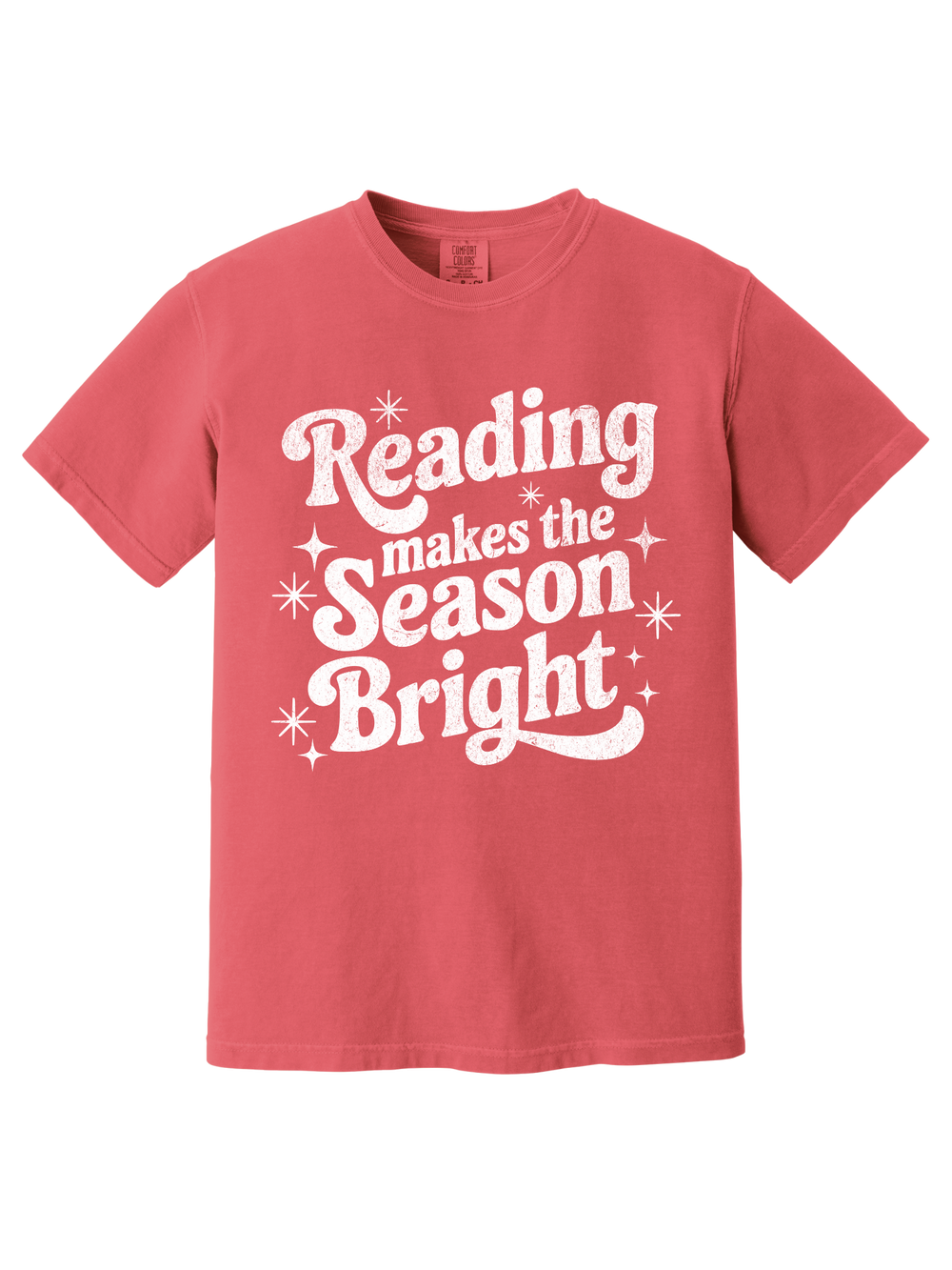 READING MAKES THE SEASON BRIGHT TEE