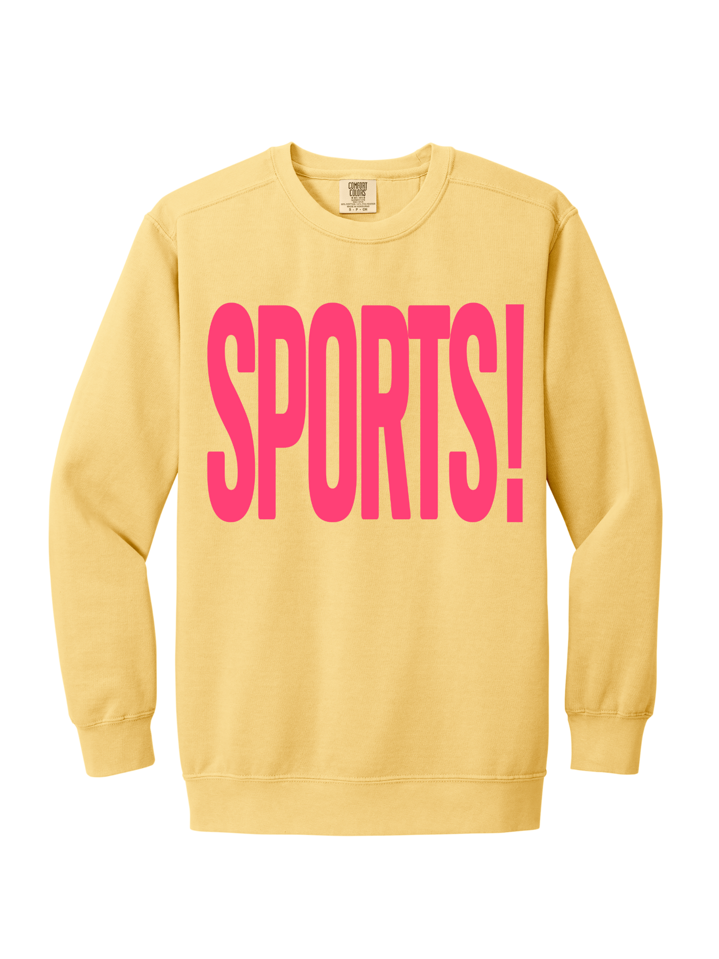 SPORTS! CREW (COMFORT COLORS)