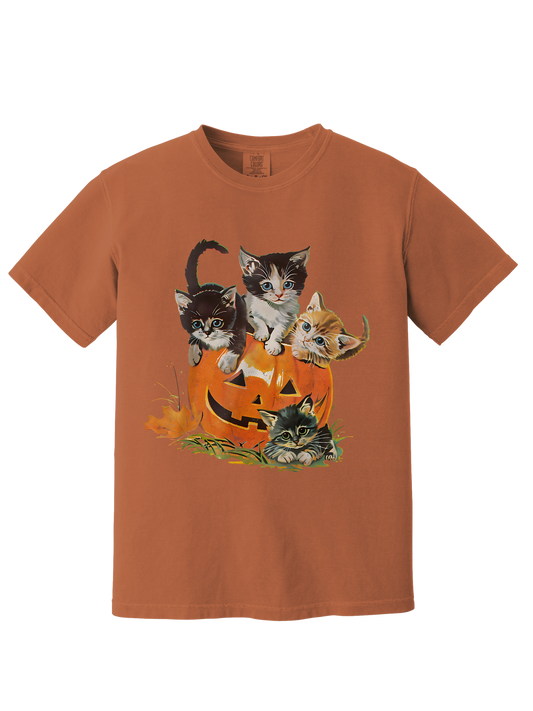 VINTAGE CATS TEE