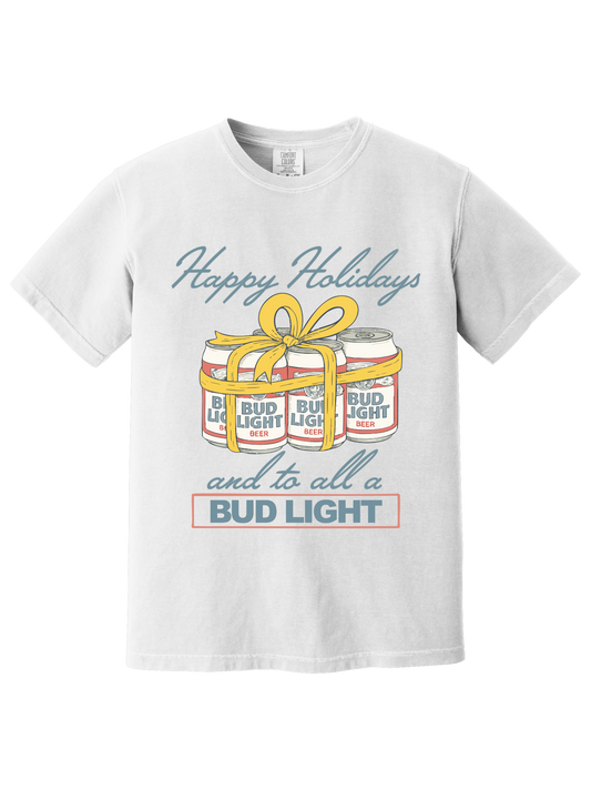 HAPPY HOLIDAYS BEER TEE