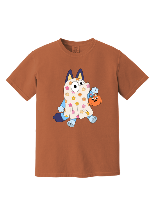 GHOST BLUE DOG TEE