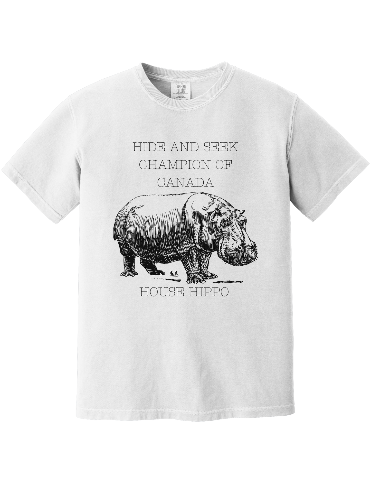 CANADIAN HOUSE HIPPOS TEE