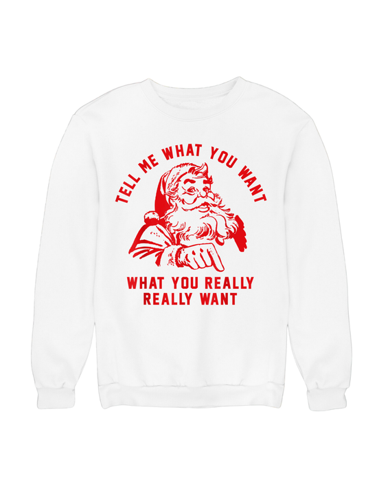 TELL ME WHAT YOU WANT CREW