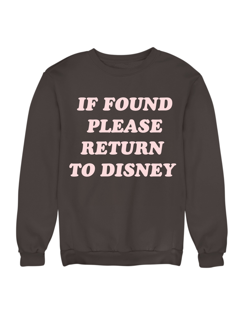 IF FOUND PLEASE RETURN CREW