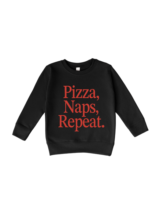 Pizza. Naps. Repeat Mini Crew