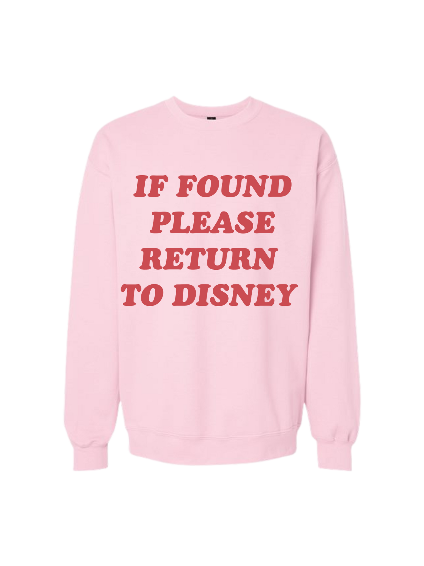 IF FOUND PLEASE RETURN CREW