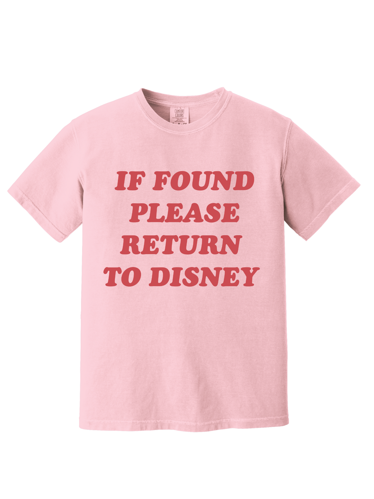 IF FOUND PLEASE RETURN TEE