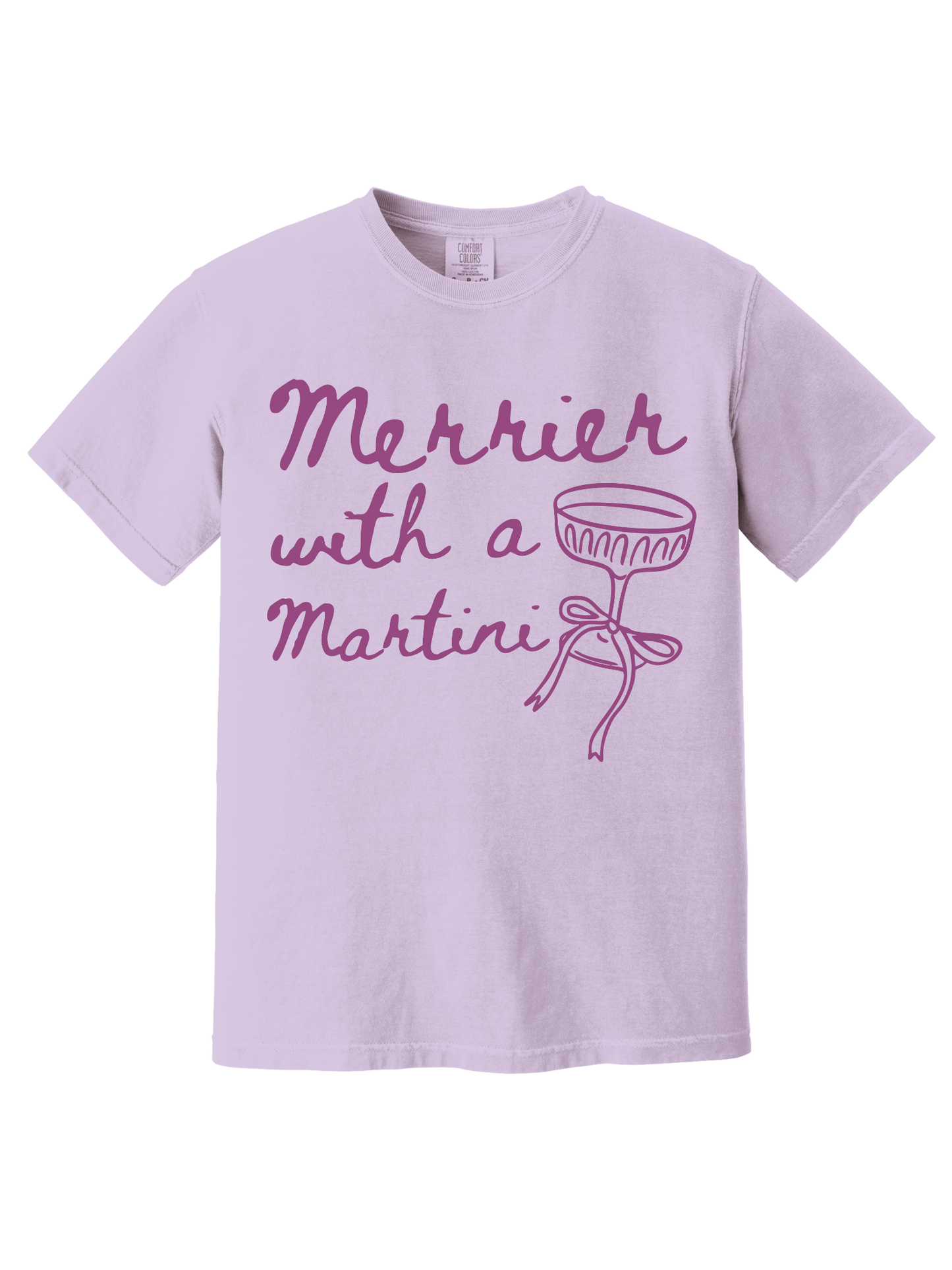 MERRIER WITH A MARTINI TEE