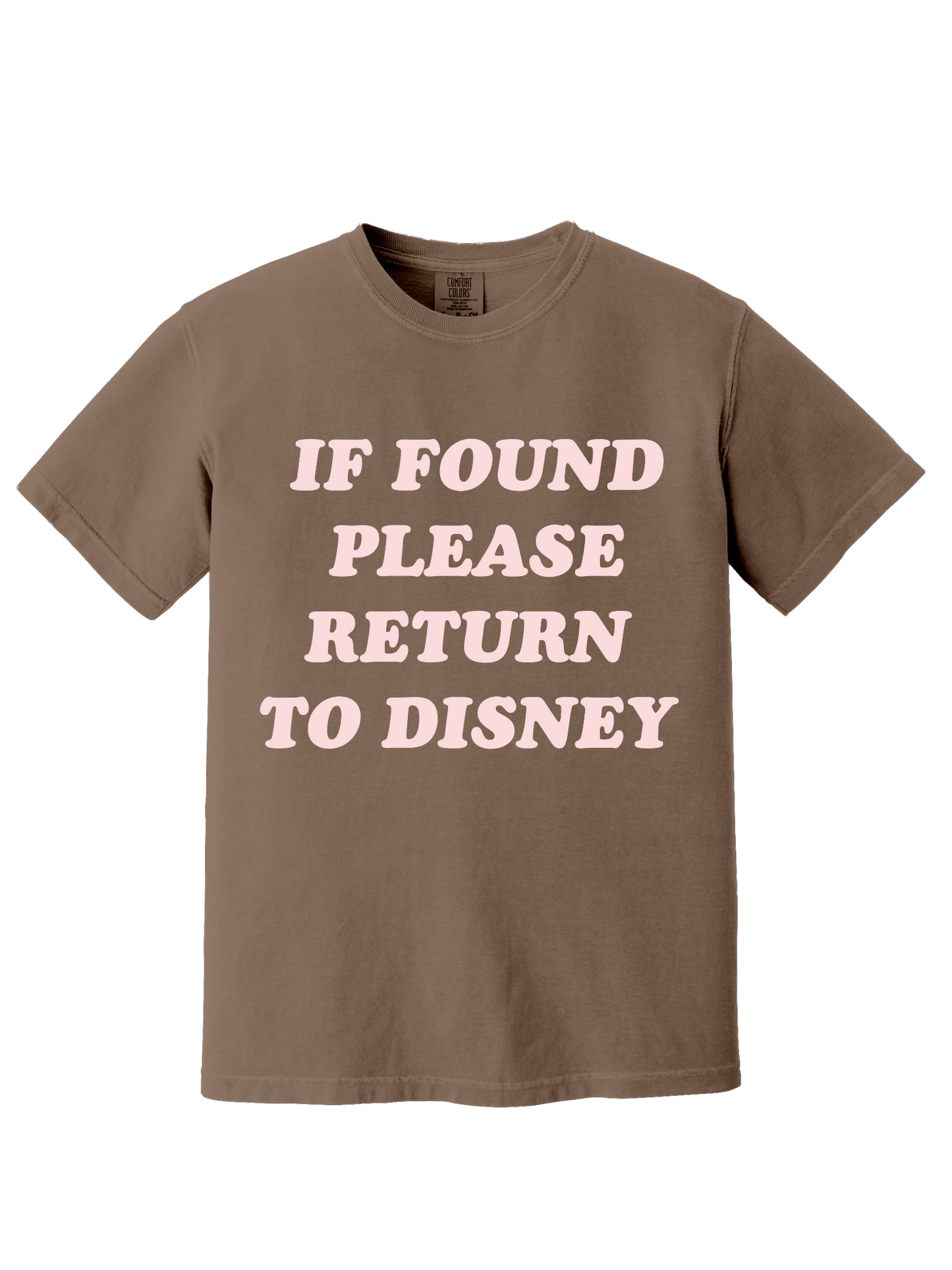 IF FOUND PLEASE RETURN TEE