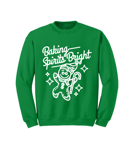 BAKING SPIRITS BRIGHT CREWNECK
