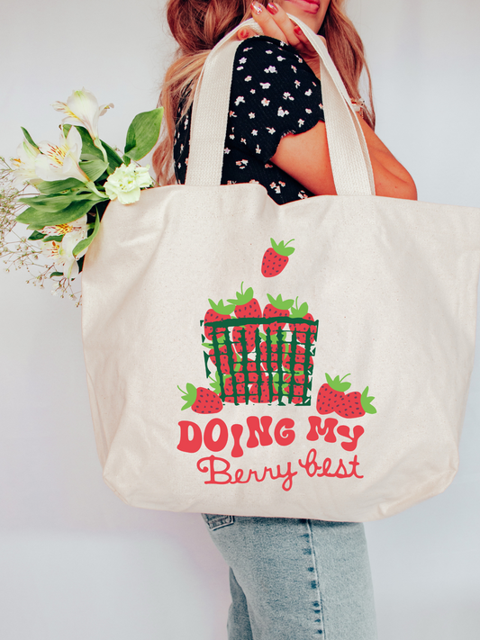 doing my berry best tote